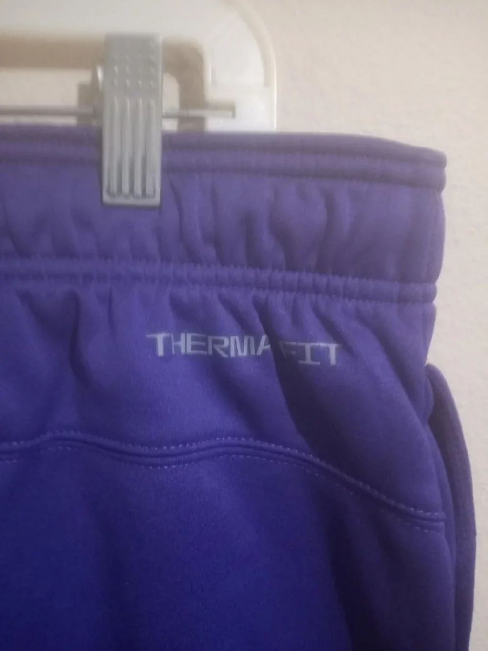Nike LSU Tigers Pants Mens 2XL Purple Therma-Fit Sweatpants Training NCAA